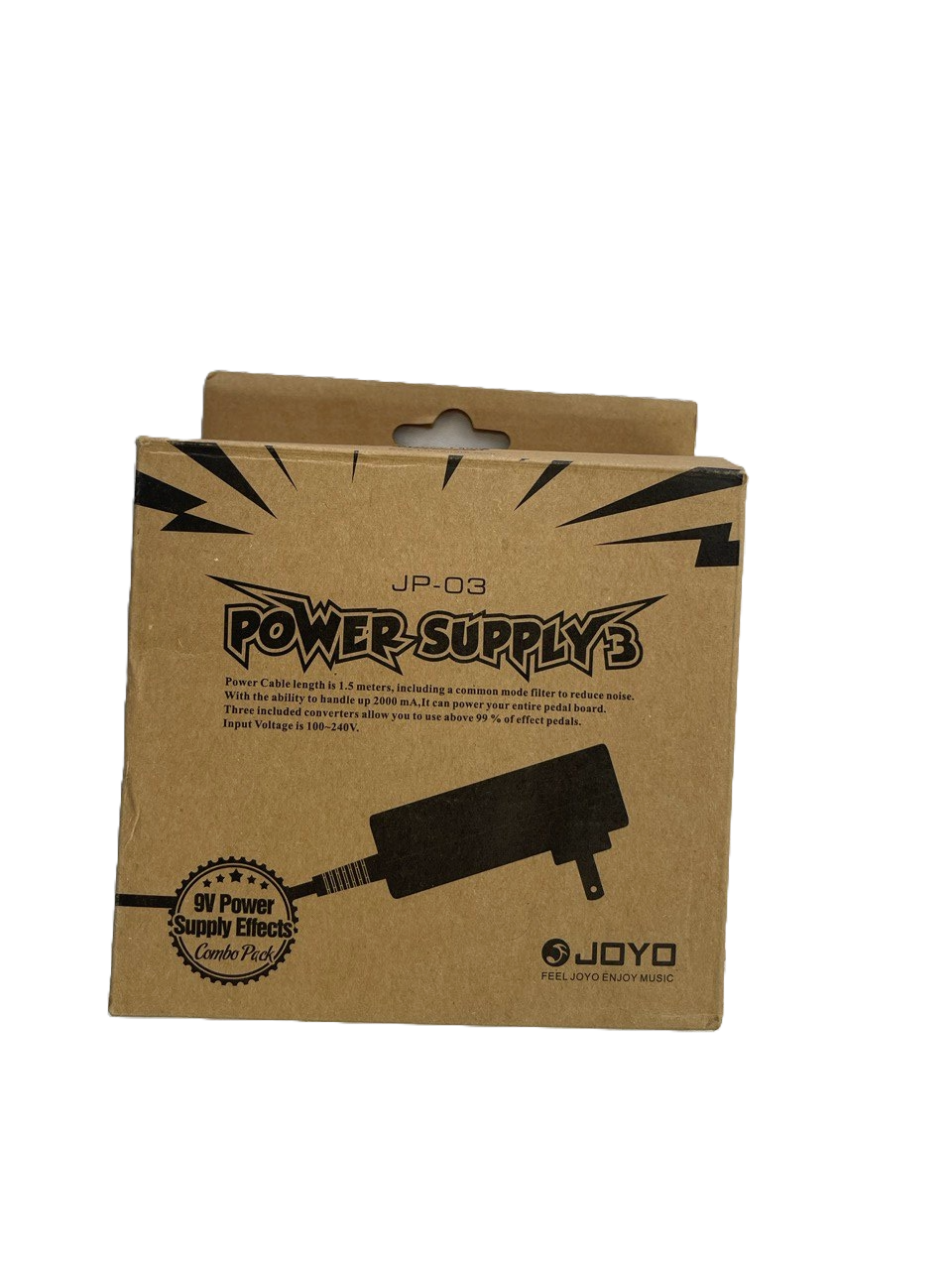 FUENTE DE ALIMENTACION DC9V DE 2A C/UN CABLE DE 8 ENCHUFES MULTIPLES JOYO JP-03