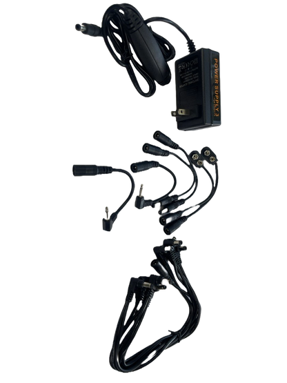 FUENTE DE ALIMENTACION DC9V DE 2A C/UN CABLE DE 8 ENCHUFES MULTIPLES JOYO JP-03