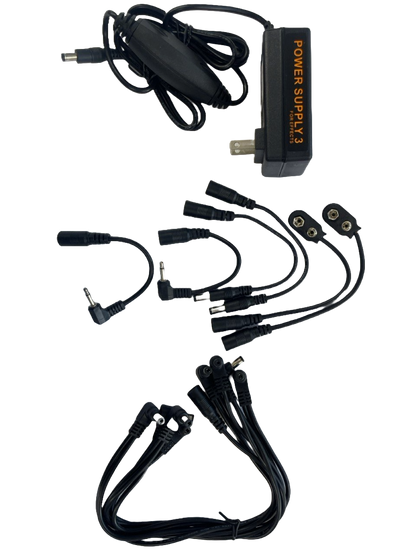 FUENTE DE ALIMENTACION DC9V DE 2A C/UN CABLE DE 8 ENCHUFES MULTIPLES JOYO JP-03