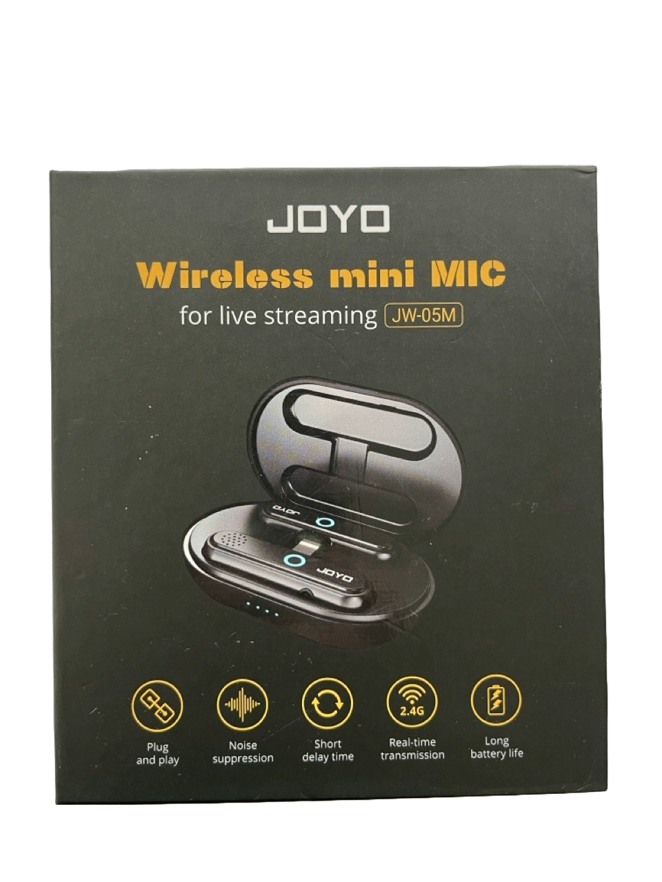 MICROFONO TRANSMISOR Y RECEPTOR DE INTERFAZ DE AUDIO, MICROFONO INALAMBRICO JOYO JW-05M