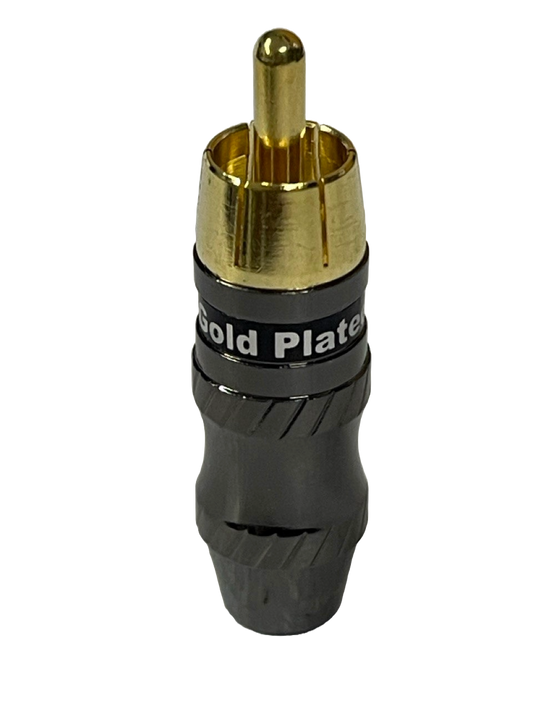 CONECTORES RCA, TIPO MACHO, COLOR NEGRO SUPER BRIGHT & LOUD LE5022N