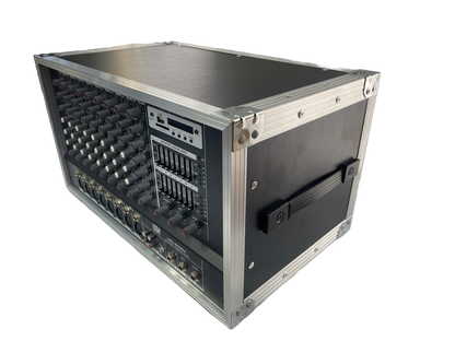 MEZCLADORA AMPLIFICADA DE 8 CANALES  USB/BT 250WX 2 LEEM LPC8500U