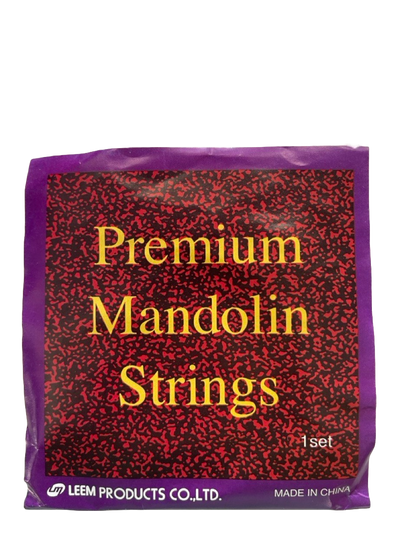 JUEGO DE 4 PARES DE SCUERDAS PARA MANDOLINA PREMIUN 2 DORADAS 2 PLATA LEEM MANDOLIN