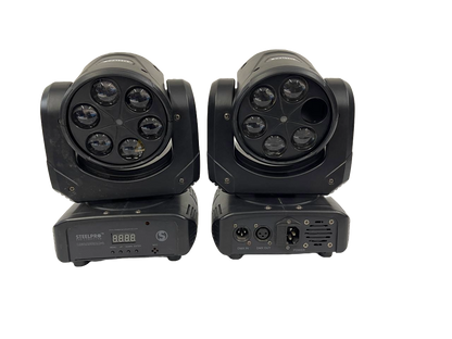 LIQUIDACION (LE FALTA UN CRISTAL) LED BEE EYE LIGHT Y LASER GREEN STEELPRO MEGABEAM-G-K