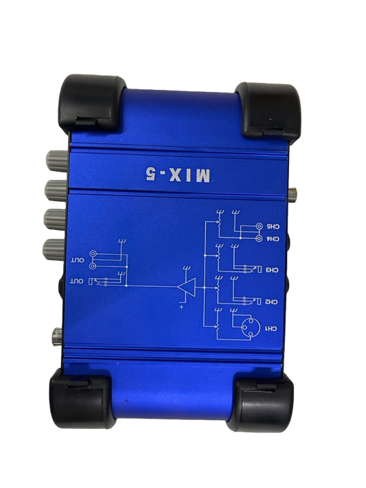MEZCLADORA MINI LEEM DE 5 CANALES LEEM MIX-5