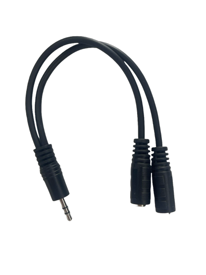 CABLE DE AUDIO EN FORMA "Y" CON 1 PLUG 3.5 Y 2 JACKS 3.5 MM ESTEREO MW MW38-384