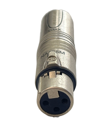 ADAPTADOR DMX 5 PINES MACHO A 3 PINES HEMBRA NEUTRIK NA3F5M