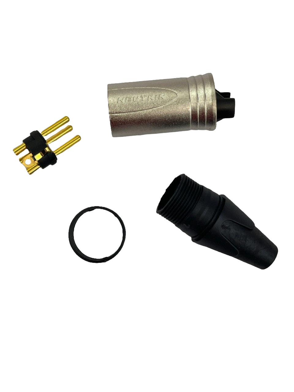 KID DE CONECTOR XLR PARA CABLE MACHO DE 3 POLOS NEUTRIK NC3MXX