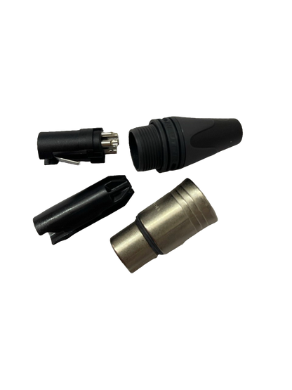 CONECTOR XLR 5 PINES HEMBRA PLATA NEUTRIK NC5FXX