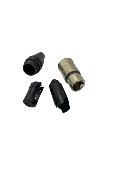 CONECTOR XLR 5 PINES HEMBRA PLATA NEUTRIK NC5FXX