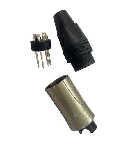 CONECTOR XLR DE 5 PINS MACHO NIQUEL NEUTRIK NC5MXX