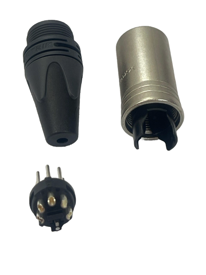 CONECTOR XLR DE 5 PINS MACHO NIQUEL NEUTRIK NC5MXX