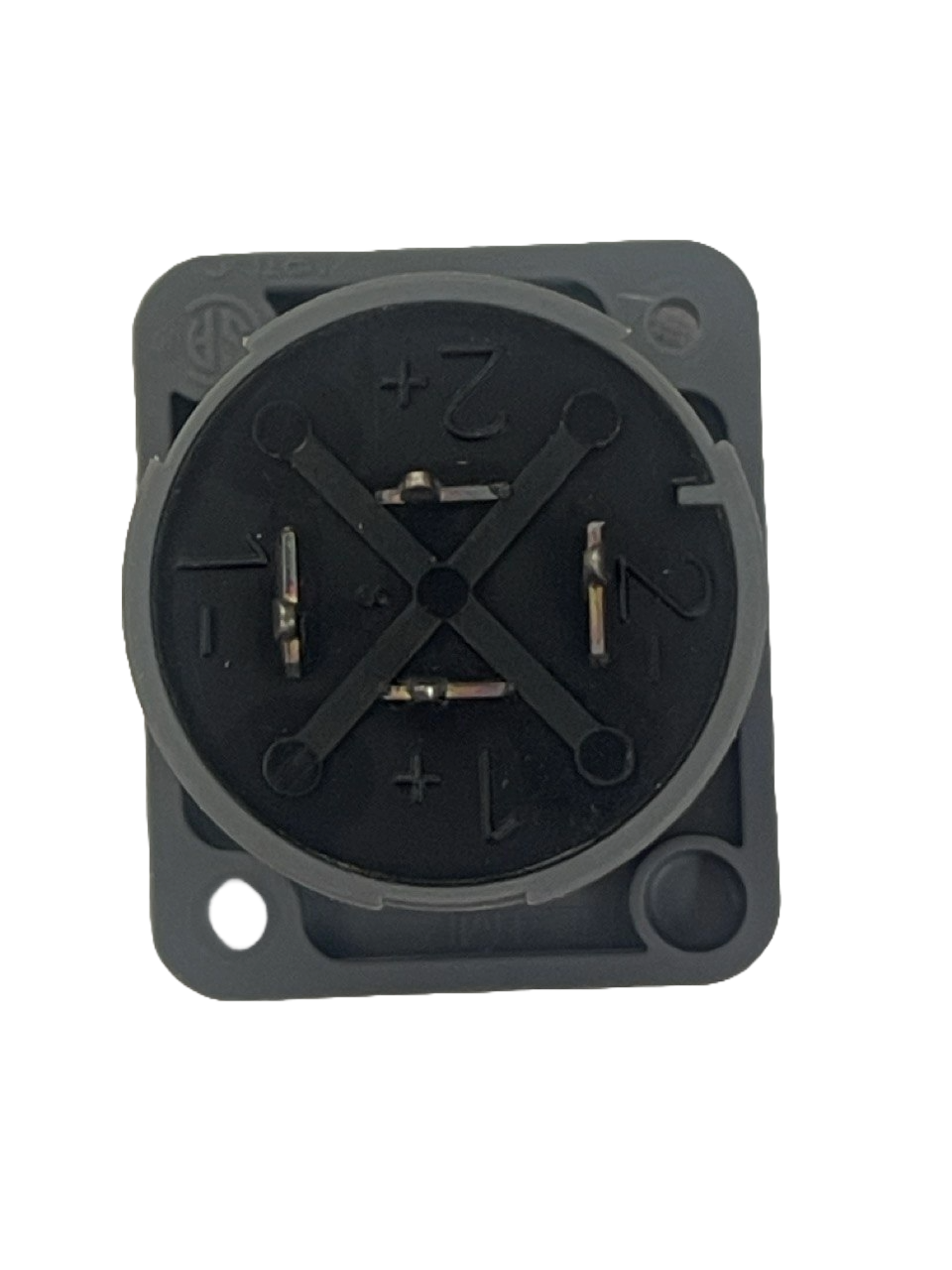 CONECTOR SPEAKON 4 POLOS MONTAJE PCB NEUTRIK NL4MD-V-1