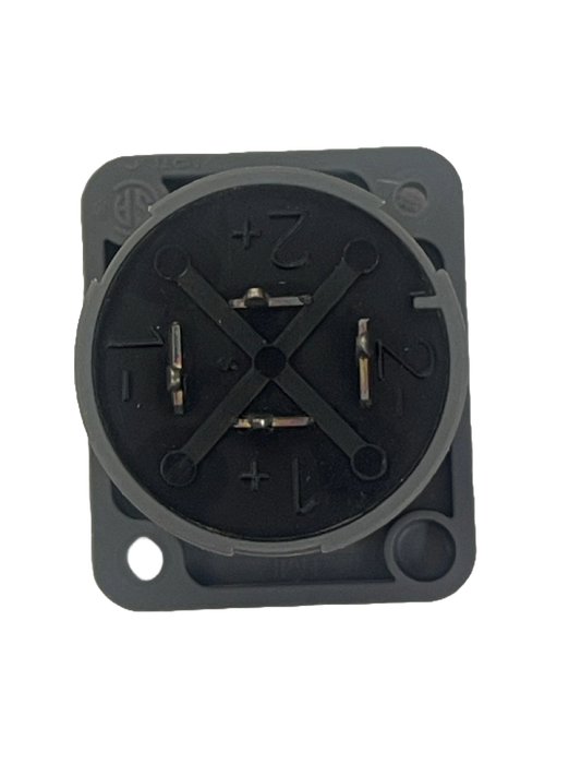 CONECTOR SPEAKON 4 POLOS MONTAJE PCB NEUTRIK NL4MD-V-1