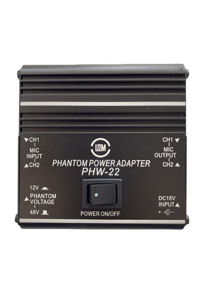FUENTE PODER PHANTOM POWER 48V 2 CANALES LEEM PHW22