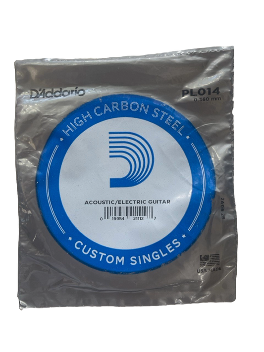 CUERDA PARA GUITARRA ELECTROACUSTICA CALIBRE 015 (0.3M60M) DADDARIO PL014