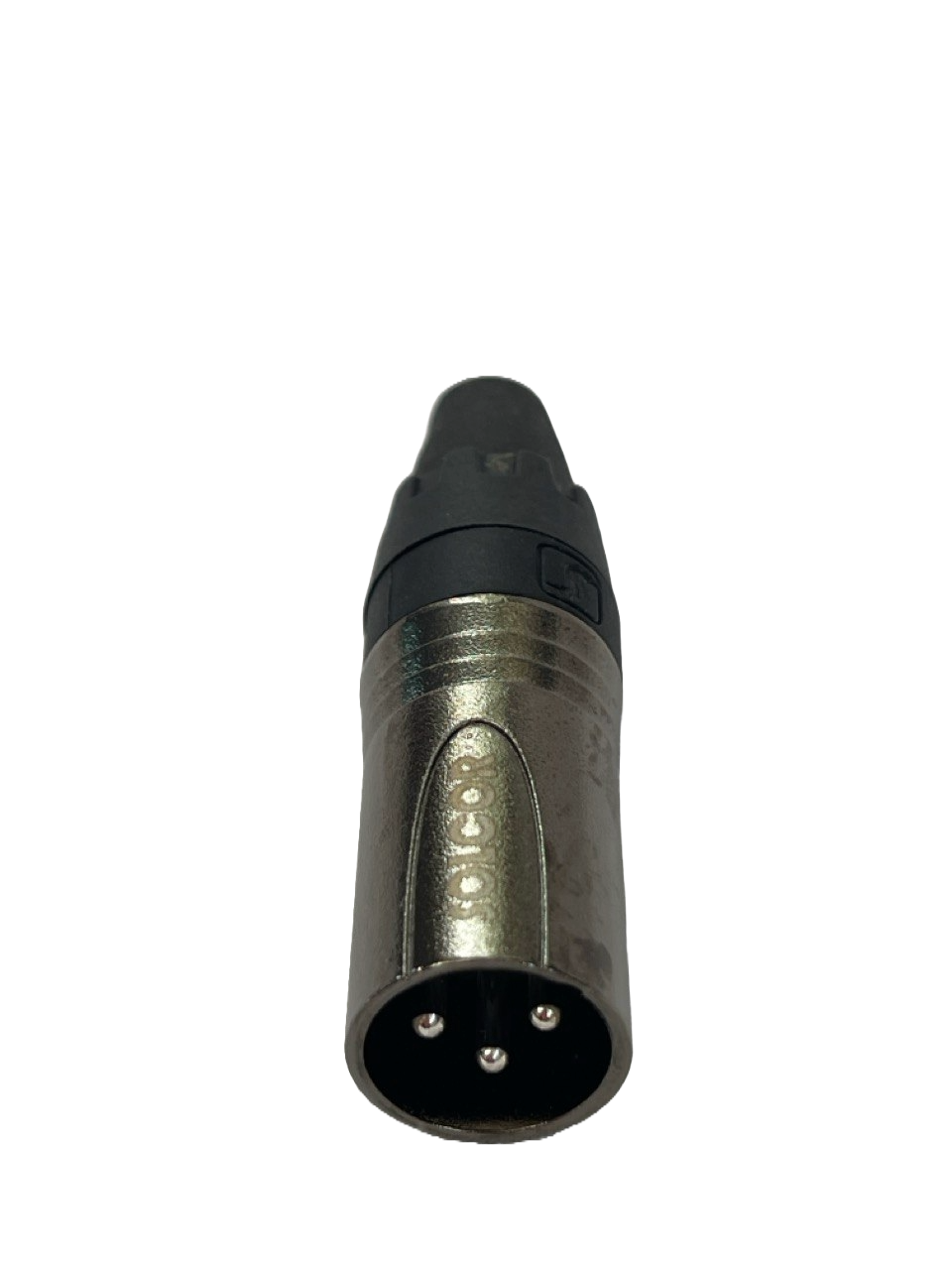CONECTOR XLR MACHO DE 3 PINES SOLCOR PLCAN-V