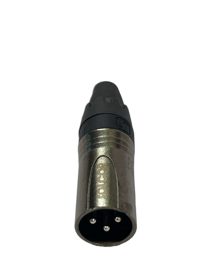 CONECTOR XLR MACHO DE 3 PINES SOLCOR PLCAN-V