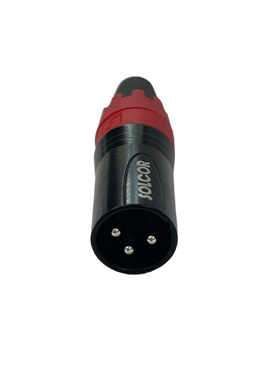 CONECTOR XLR MACHO DE 3 PINES SOLCOR PLCAN-V