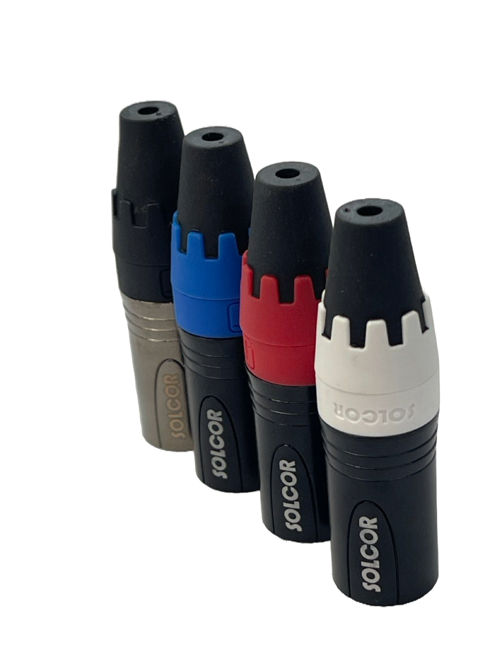 CONECTOR XLR MACHO DE 3 PINES SOLCOR PLCAN-V