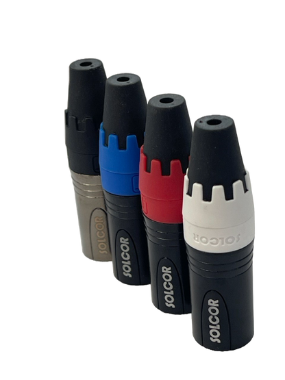 CONECTOR XLR MACHO DE 3 PINES SOLCOR PLCAN-V