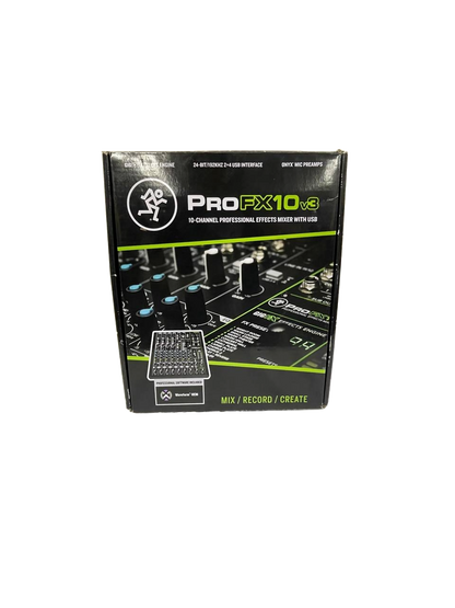 MEZCLADORE DE  10 CANALES USB Y EFECTOS MACKIE PROFX10V3