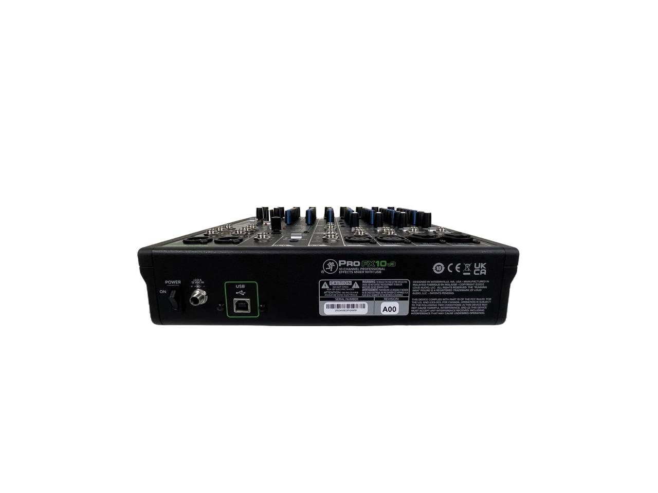 MEZCLADORE DE  10 CANALES USB Y EFECTOS MACKIE PROFX10V3