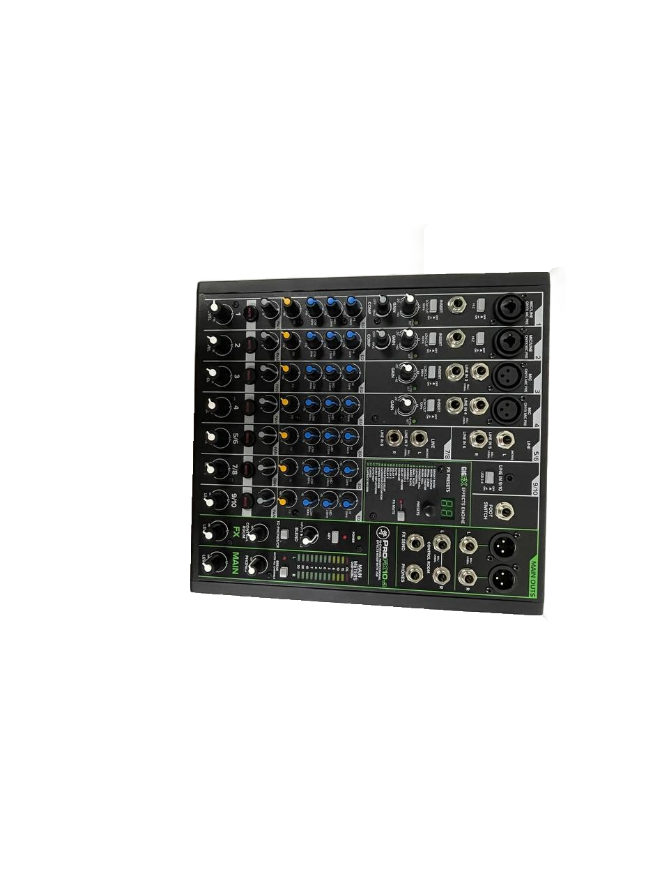 MEZCLADORE DE  10 CANALES USB Y EFECTOS MACKIE PROFX10V3