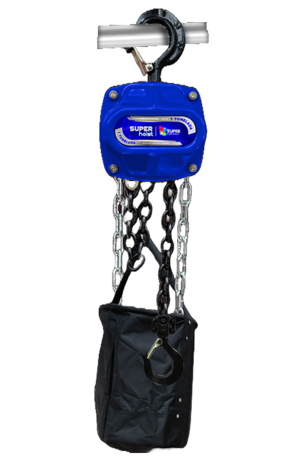 CADENA DE CARGA DE POLIPASTO 1 TONELADA DE 10 METROS SUPERBRIGHT SUPERHOIST
