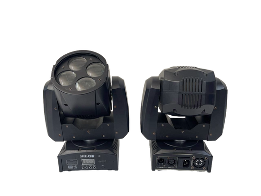 PAR DE CABEZAS MOVILES DESTELLADOR ELECTRONICO SL PRO LIGHTHING 4X25W Q4D1K