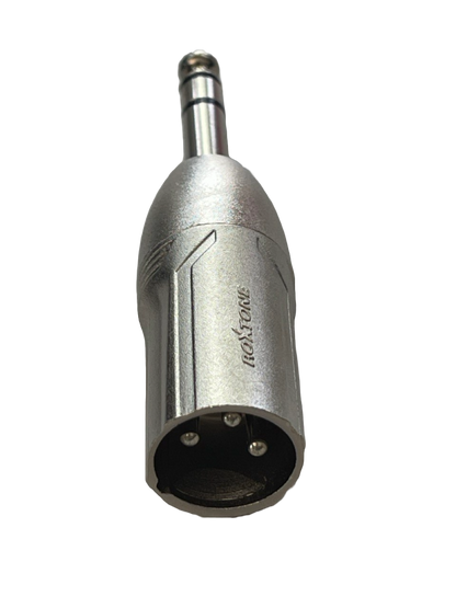 "CONECTOR CONVERTIDOR MET P/MICROF   DE 3 PINS MACHO A PLUG DE 6.3MM EST ROXTONE  RA3XMJM"