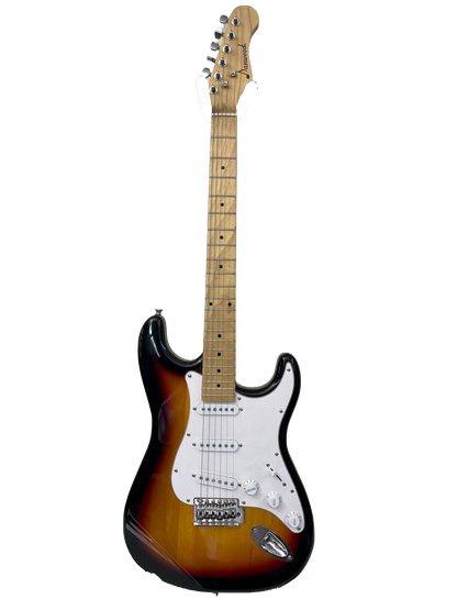 GUITARRA ELECTRICA, SOMBREADO CON MICA BLANCA DANWOOD SST100