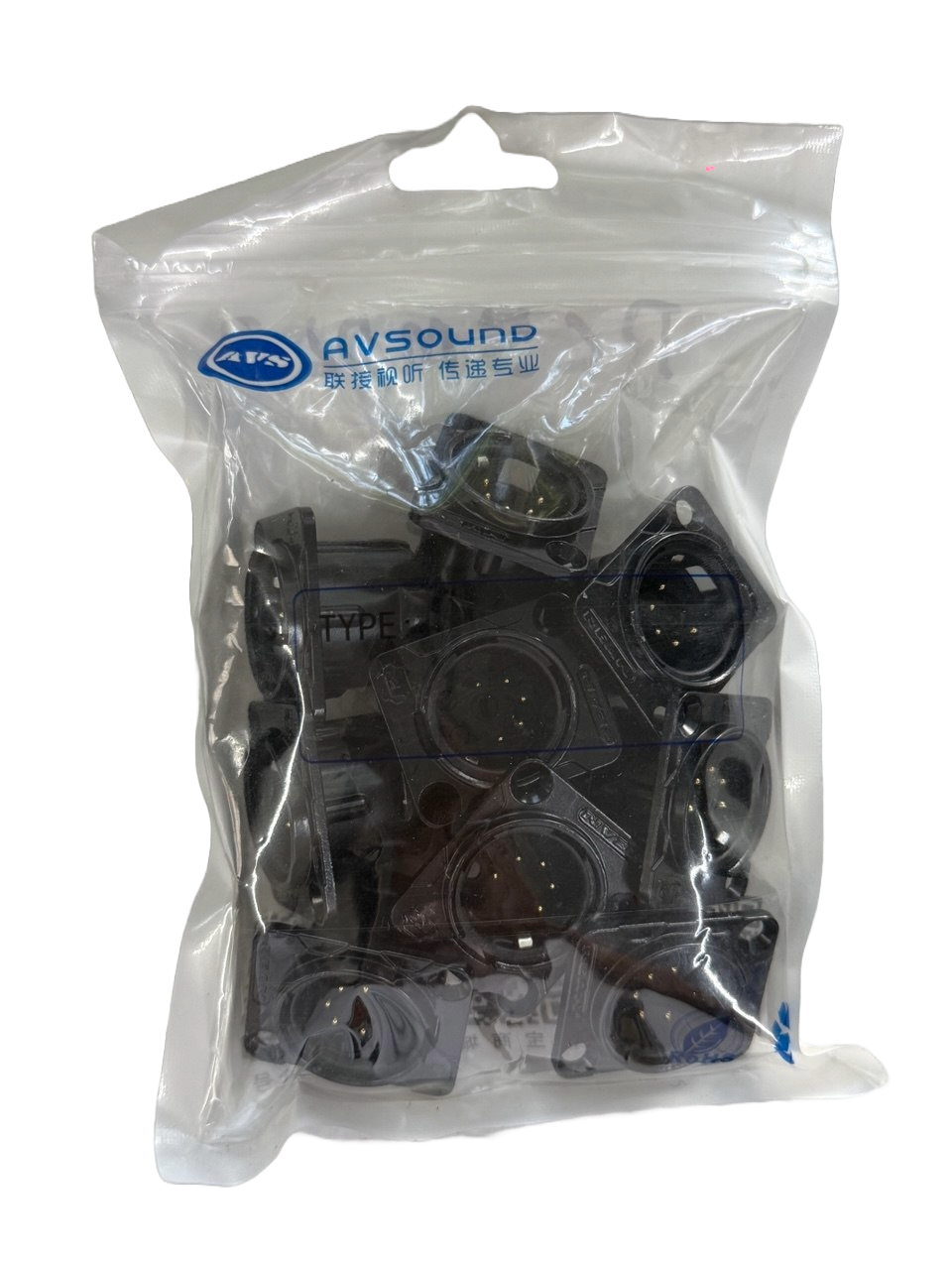 CONECTOR XLR DE 5PINS REAN MACHOS CHASIS MUSIC SHOP RC5MDLB