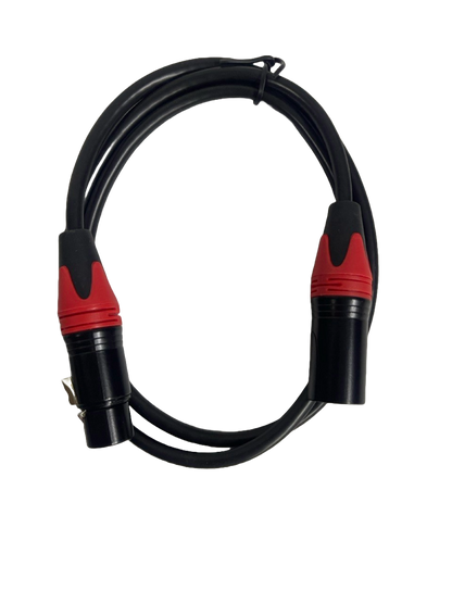 CABLE XLR A XLR BALANCEADO MUSIC SHOP MERIDA RED-1M
