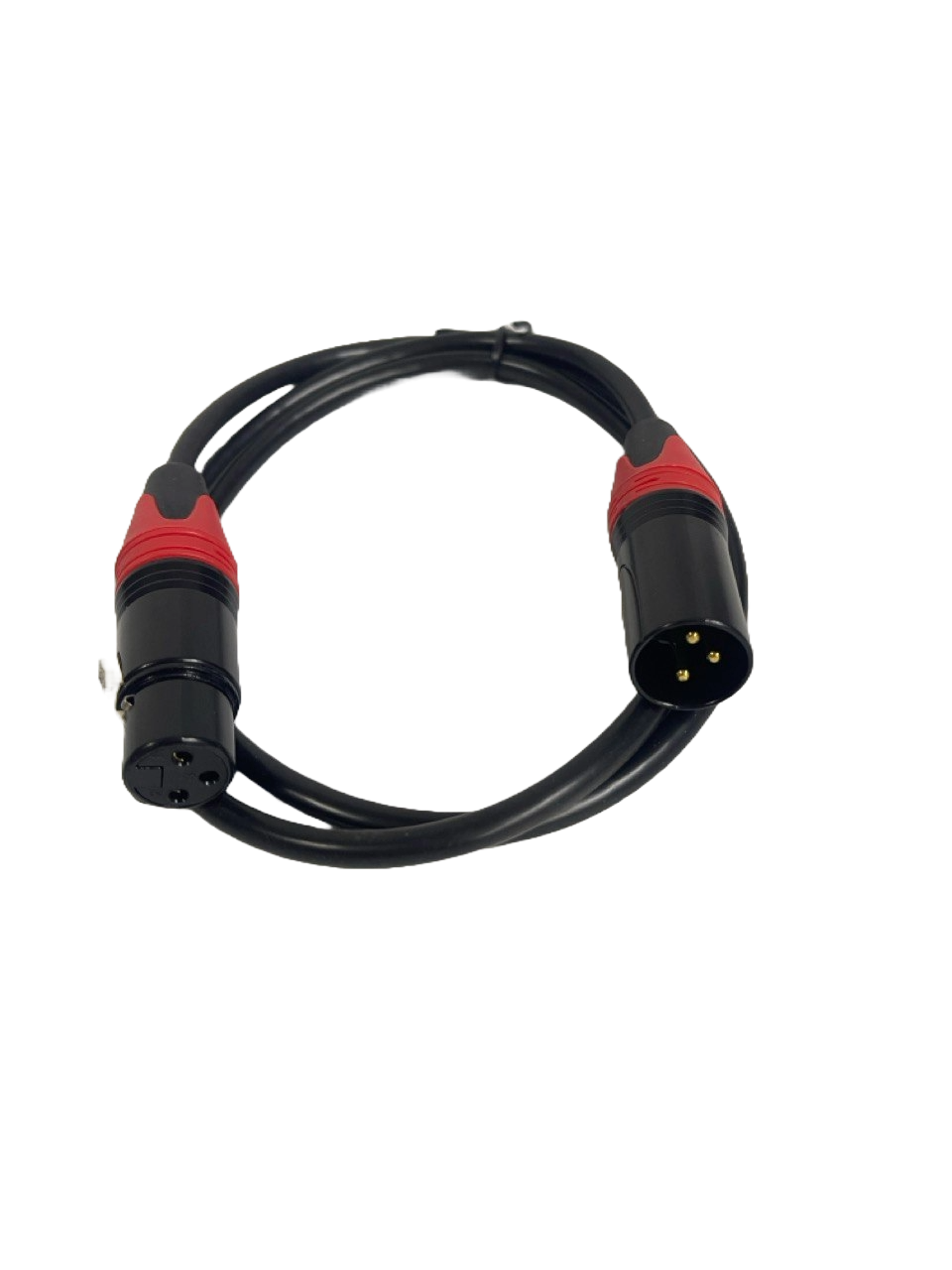 CABLE XLR A XLR BALANCEADO MUSIC SHOP MERIDA RED-1M