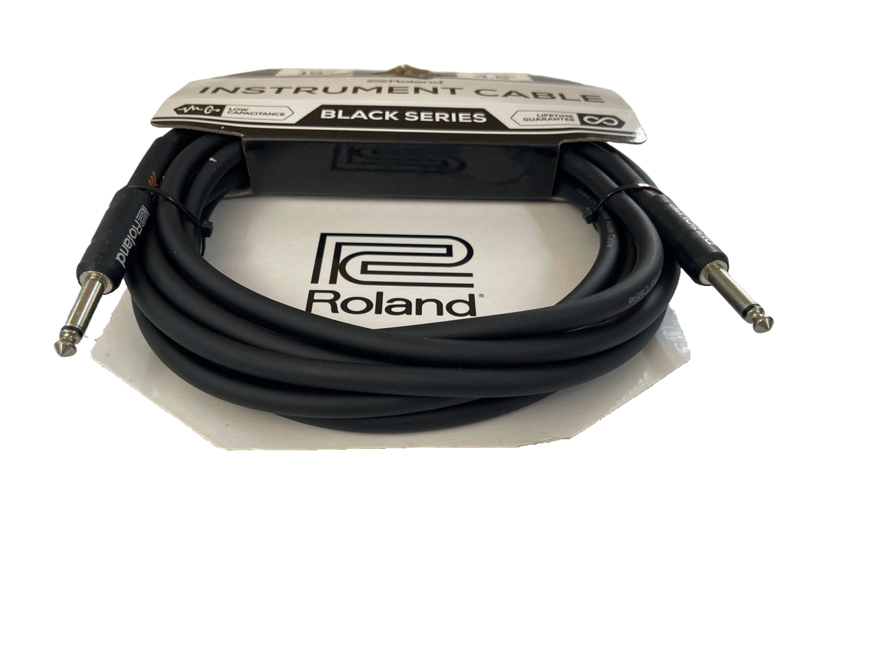 CABLE PARA INSTRUMENTO DE ALTA CALIDAD PLUG A PLUG DE 6.3MM DE 4.5 METROS ROLAND RIC-B15