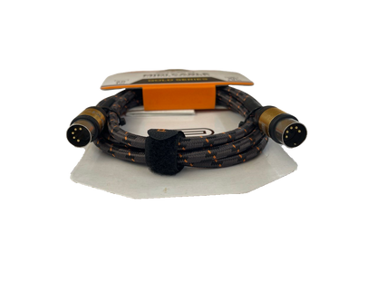 CABLE SERIE GOLD CONECTORES MIDI CON CHAPADOS EN ORO 1 MTS  ROLAND  RMIDI-G5