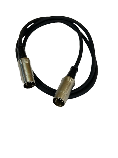 CABLE MIDI CONECTORES 5 PIN MACHOS 1 MTS MUSIC SHOP SKC851