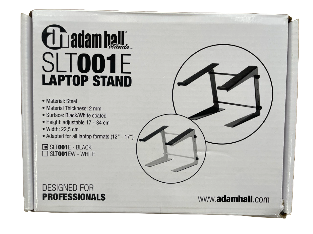 SOPORTE PARA LAPTOP NEGRO ADAM HALL SLT001E