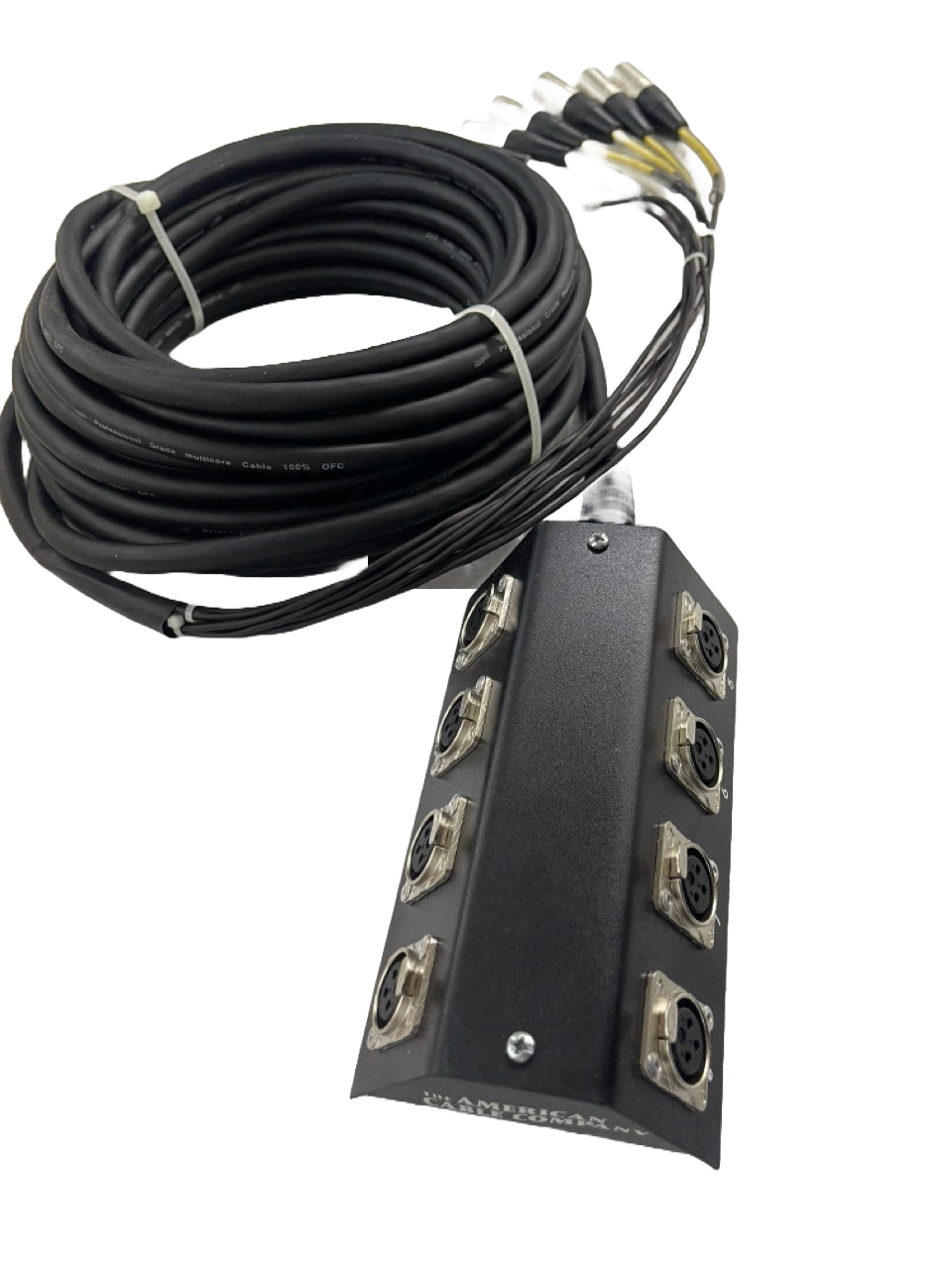 SUB SNAKE DE 8 CANALES 10 METROS AMERICAN CABLE SN-8L-10