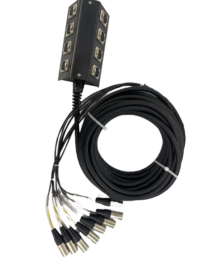 SUB SNAKE DE 8 CANALES 10 METROS AMERICAN CABLE SN-8L-10