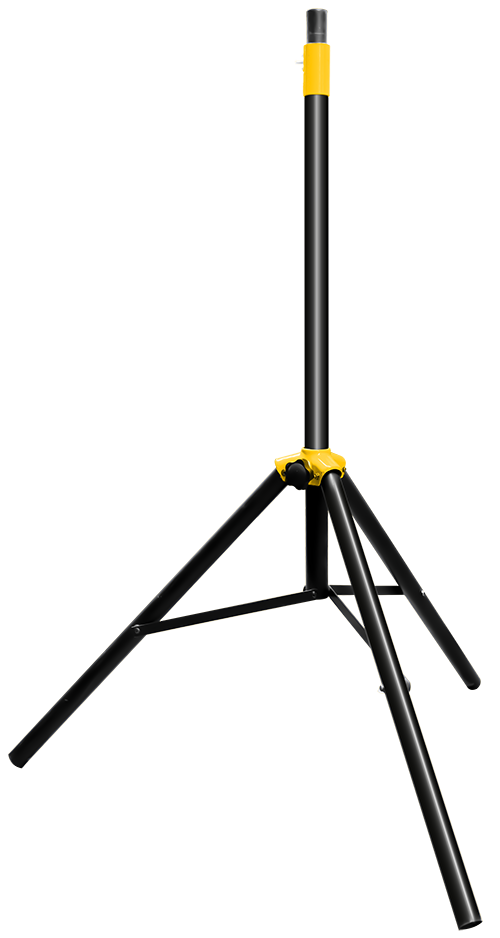PEDESTAL TRIPIE PARA USO RUDO DE METAL REFORZADO PARA BAFLE. 170C SUPER BRIGHT & LOUD SP-01