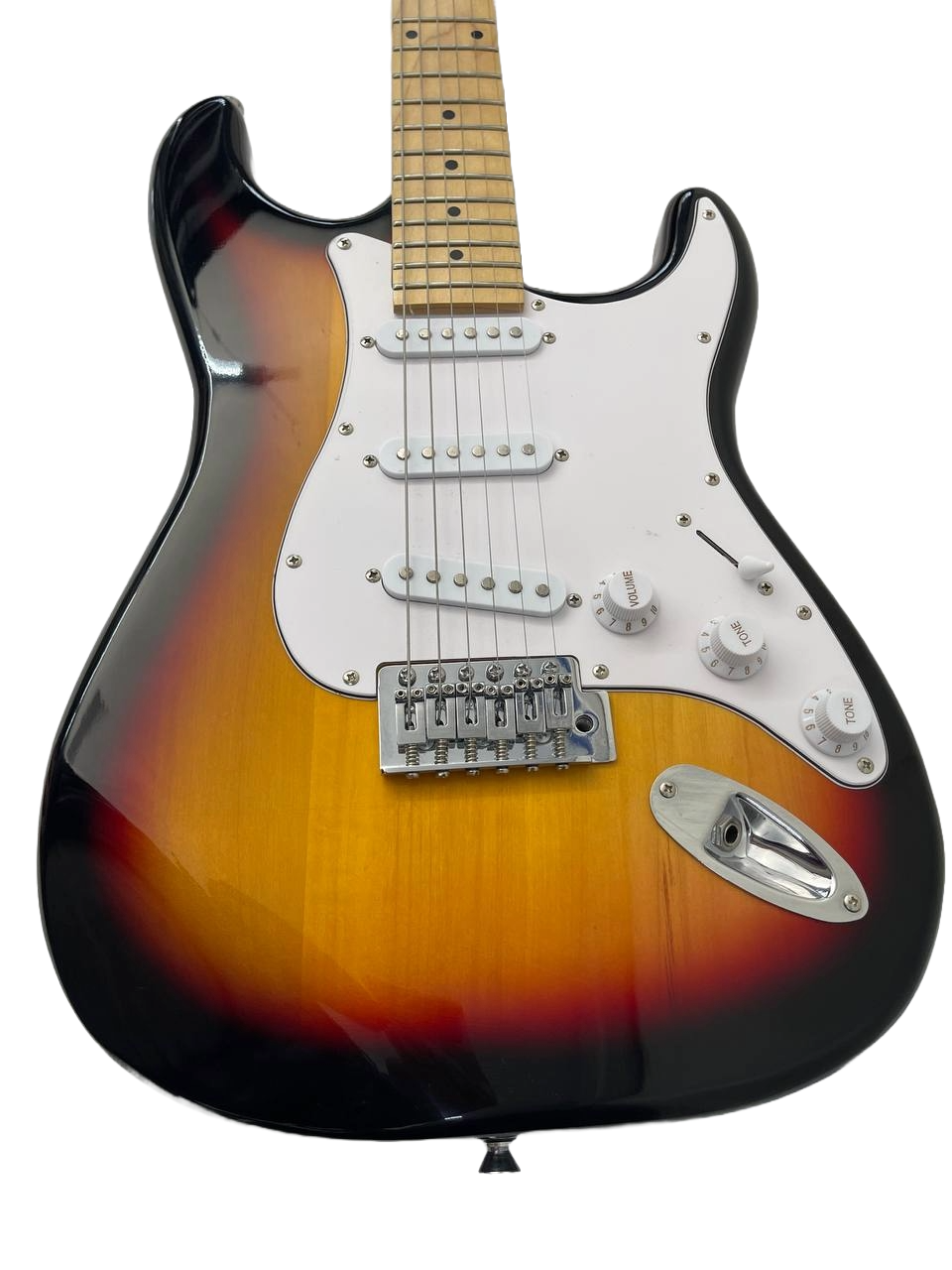 GUITARRA ELECTRICA, SOMBREADO CON MICA BLANCA DANWOOD SST100