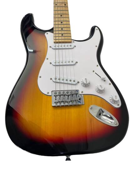 GUITARRA ELECTRICA, SOMBREADO CON MICA BLANCA DANWOOD SST100