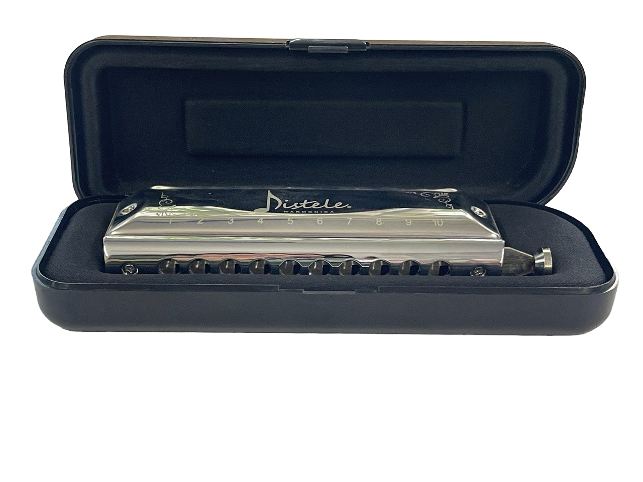 ARMONICA DE METAL CON ESTUCHE Y ACCESORIOS DISTELE T1014