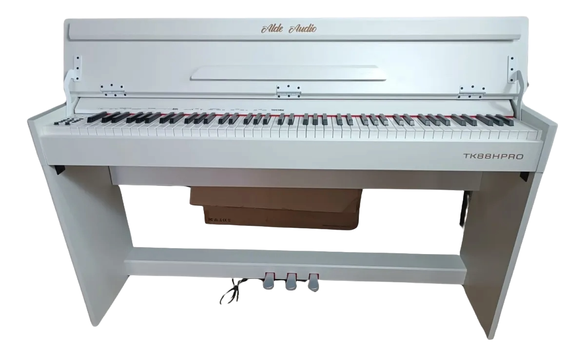 PIANO DIGITAL DE 88 TECLAS DE ACCION DE MARTILLO PROGRESIVO,USB,MIDI ALDE AUDIO TK88HPRO