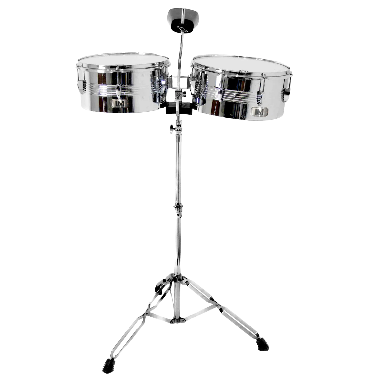 TIMBALES CON ATRIL Y CENCERRO DE 13 Y 14 PULGADAS LM DRUMS TM2-1