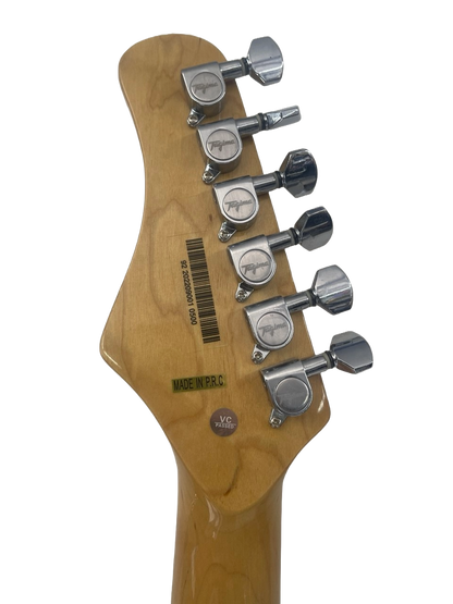 GUITARRA ELECTRICA NEGRA CON MICA TABACO TW-540