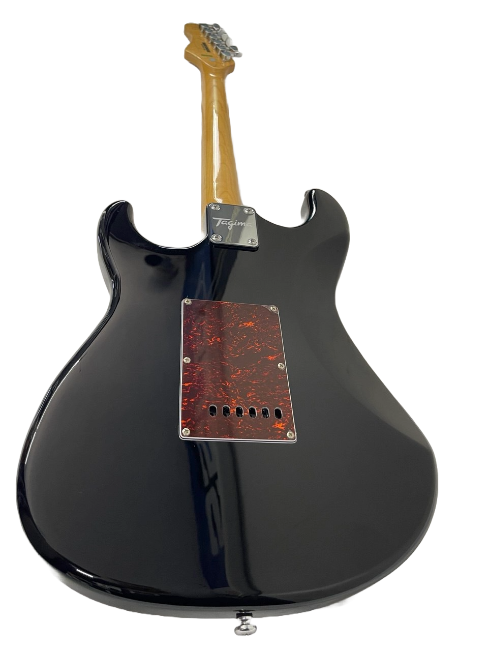 GUITARRA ELECTRICA NEGRA CON MICA TABACO TW-540
