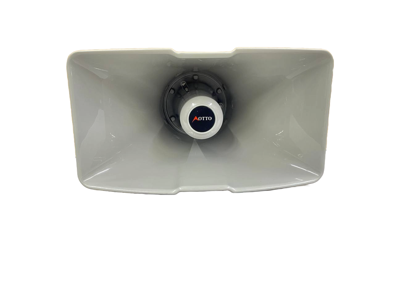 ALTAVOZ TROMPETA DE PLASTICO CON UNIDAD DE 25WATTS 16OHMS FREC250 A 10KHZ OTTO UH25